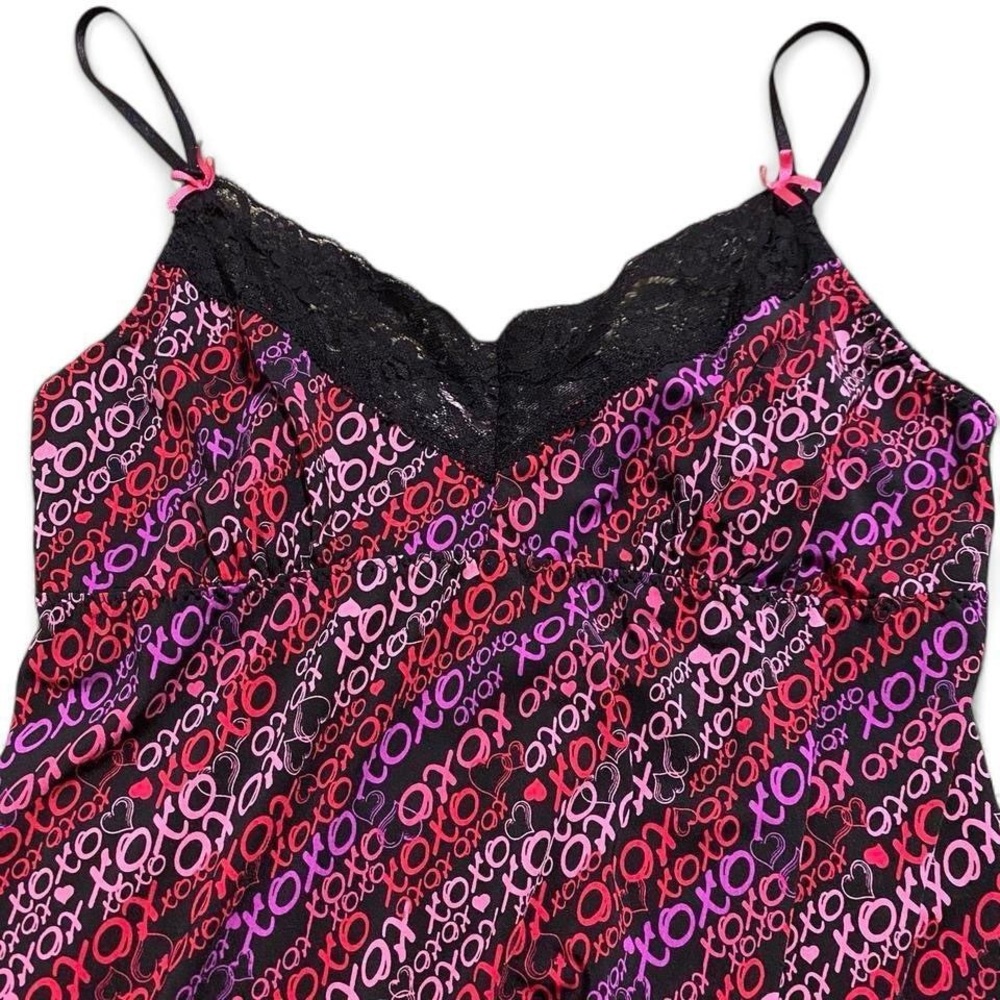 XOXO Lace Trim Slip Dress